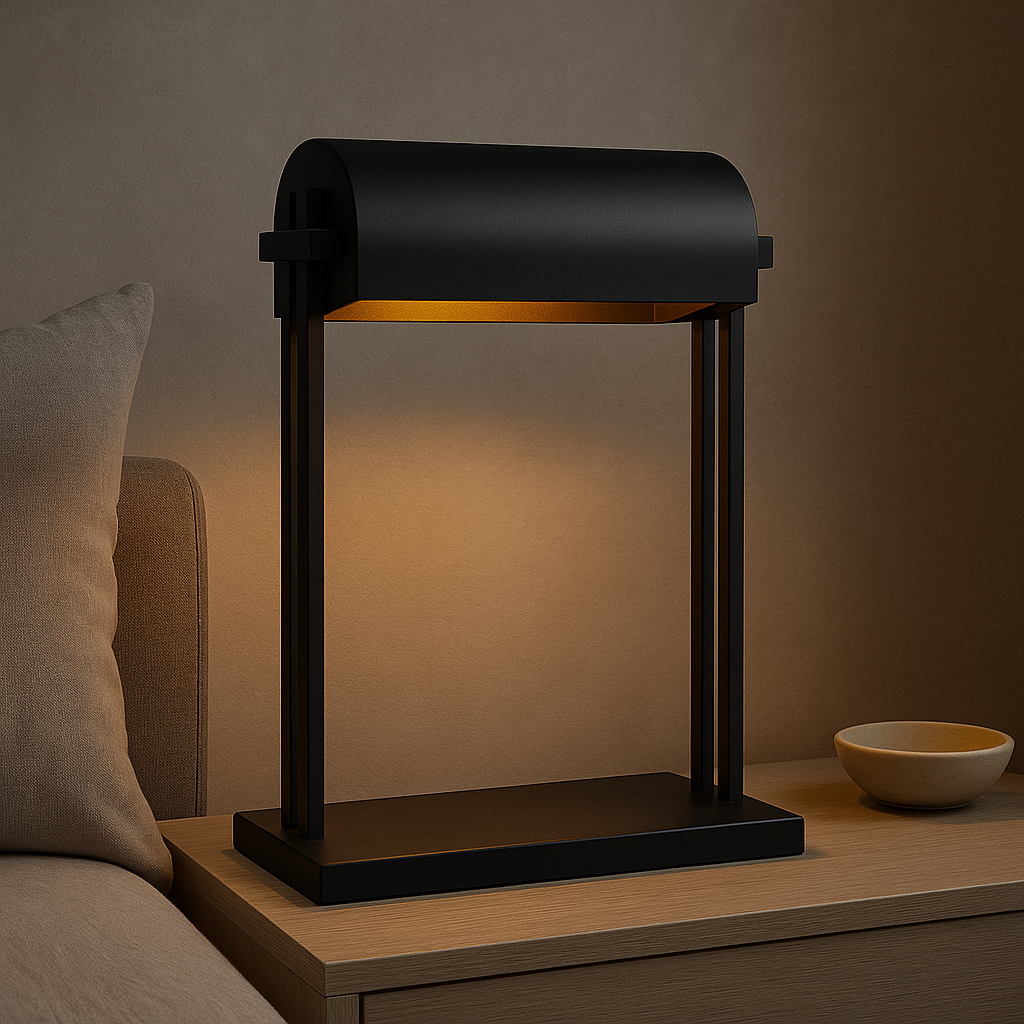 ARTEFACTO DECORATIVO DE MESA LIVIA - NEGRO