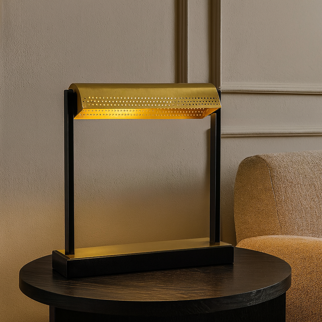 ARTEFACTO DECORATIVO DE MESA LEEDS - GOLD