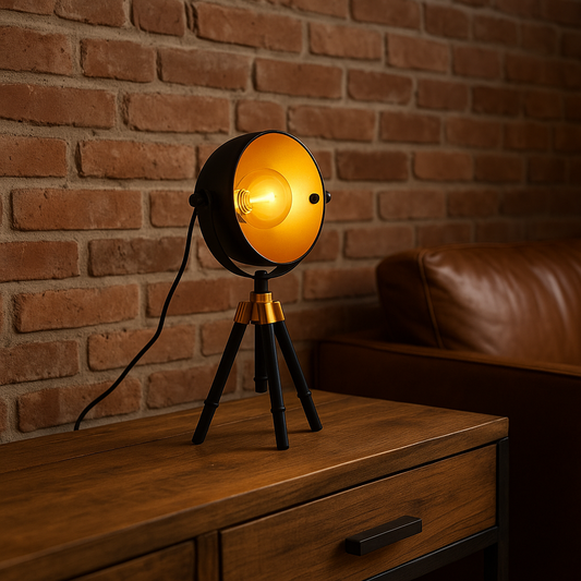 Portátil Mesa Negro/Bronce