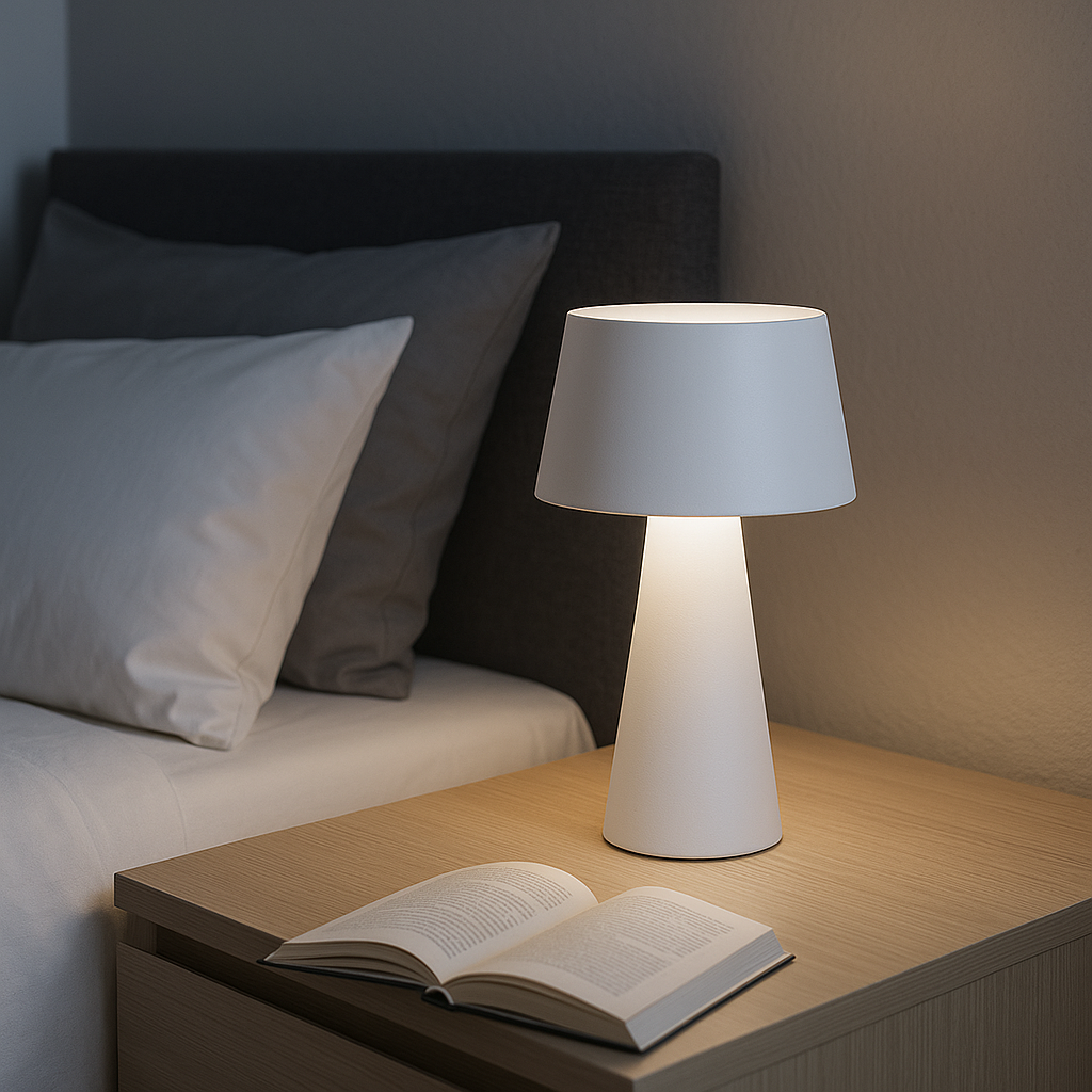 Portátil Mesa Blanca Inalámbrica USB 3W