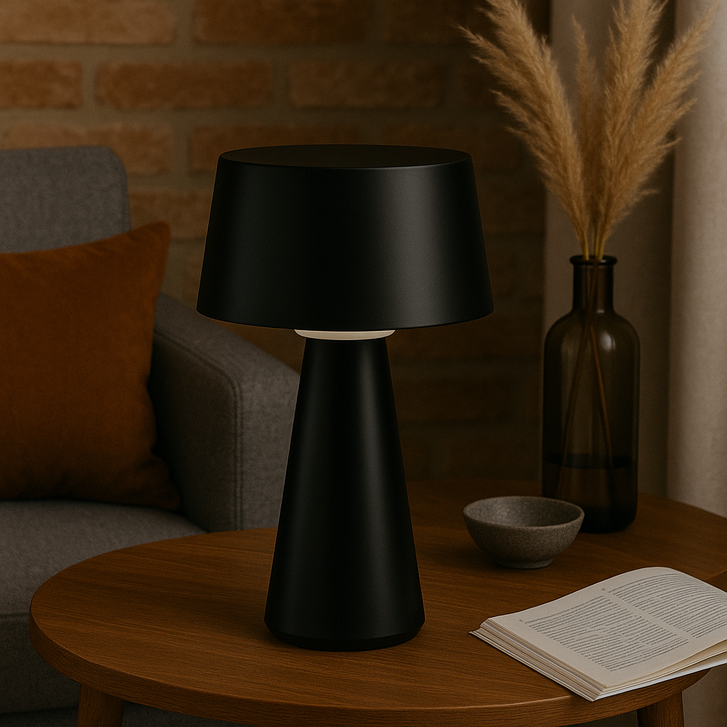 Portátil Mesa Negra Inalámbrica