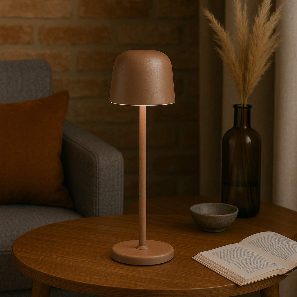 Portátil Mesa Marrón Inalámbrica