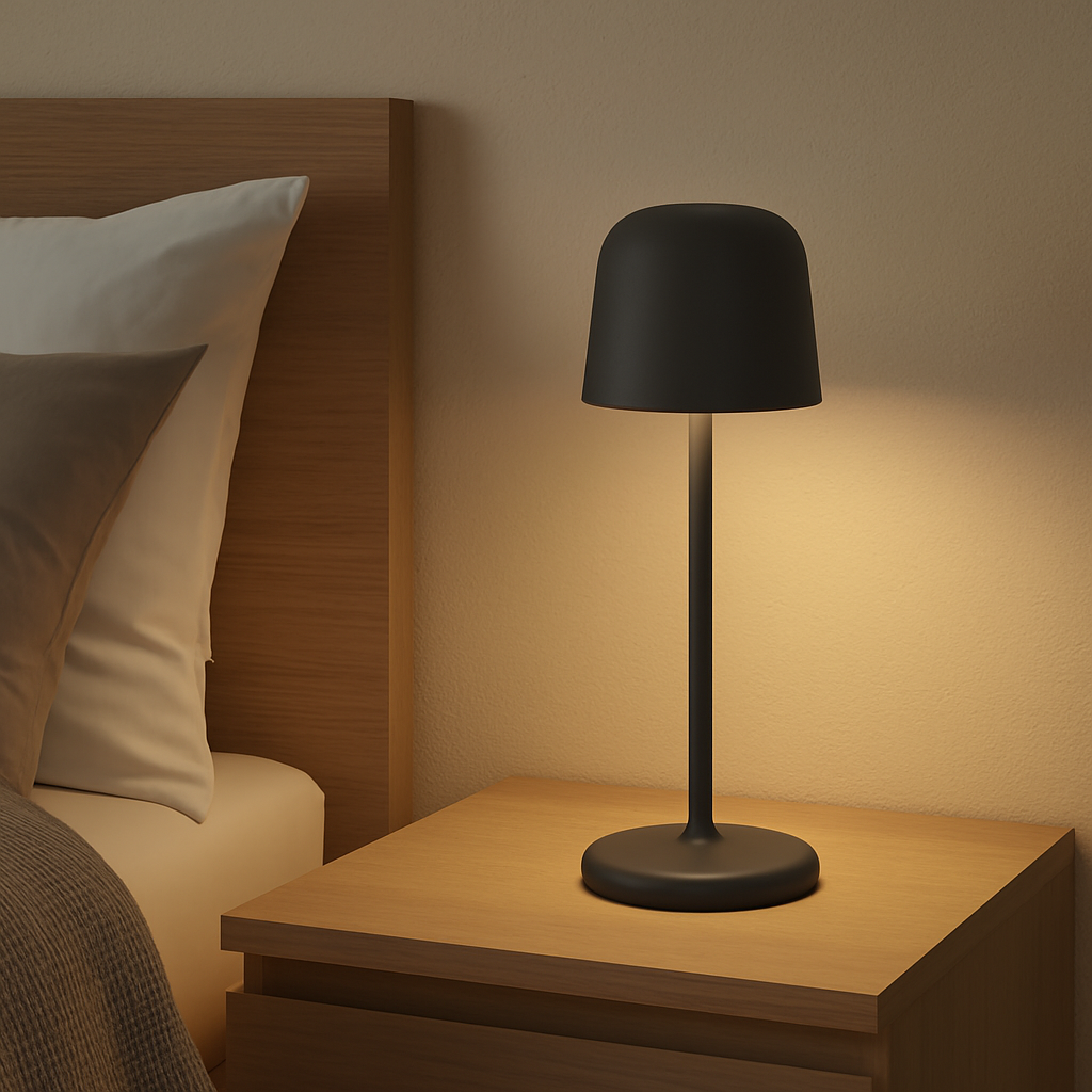 Portátil Mesa Metal Negro Inalámbrica