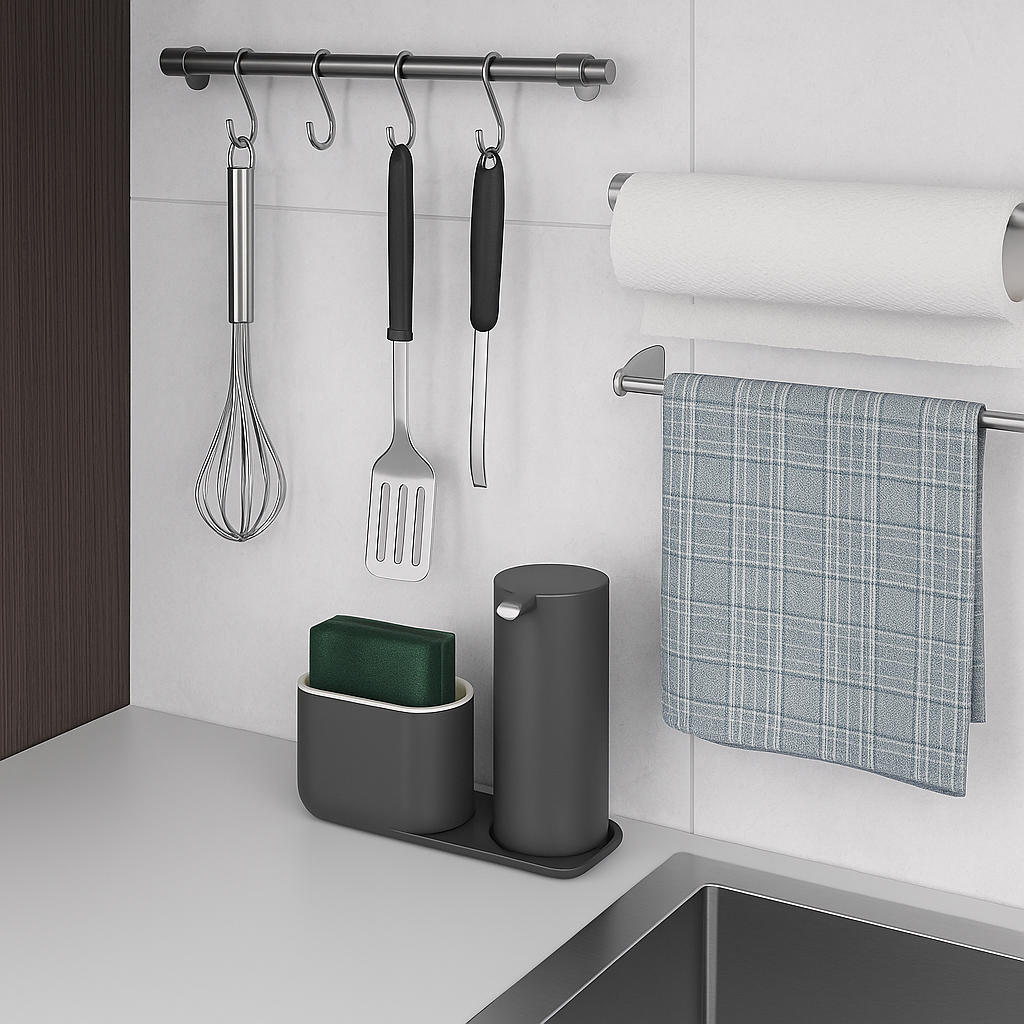 Barra para pared cocina 60 cm