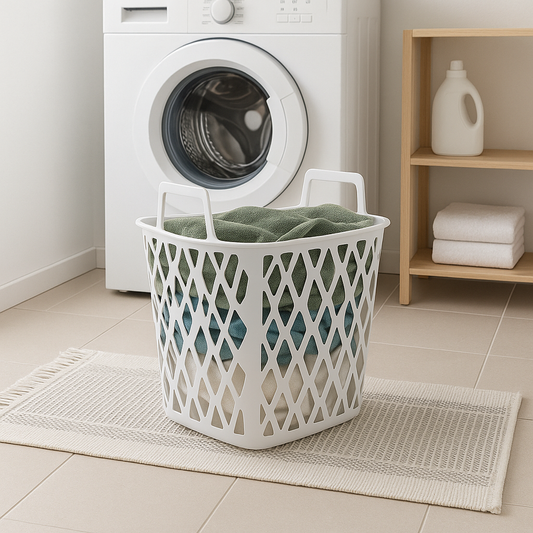 CESTO ROPA FLEXIBLE 44 LTS BCO 48X54