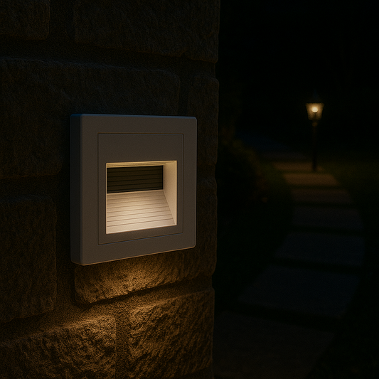 Aplique de Pared Cuadrado Blanco 3W