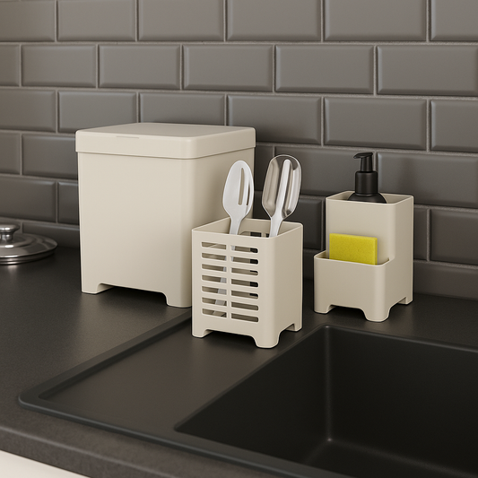 Kit de cocina 3 piezas Smile Arena 17x17x22 cm