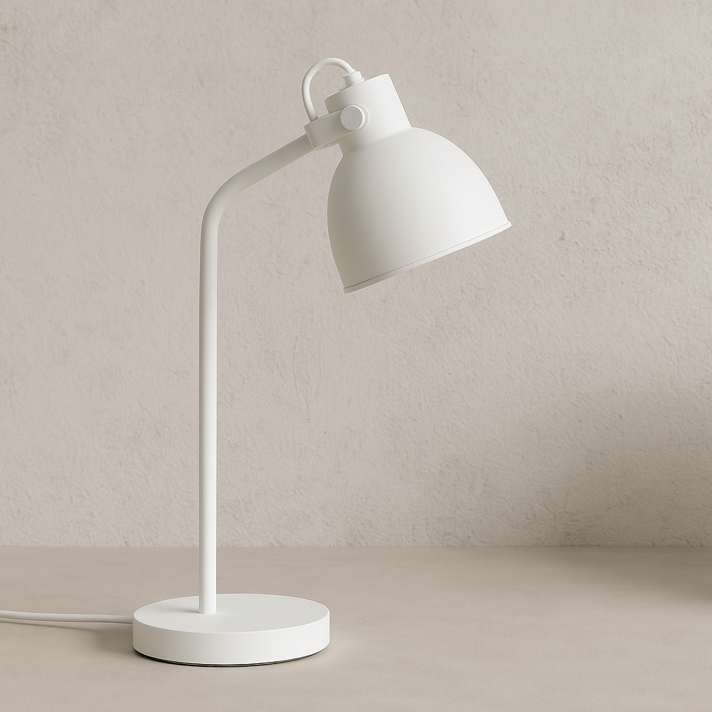 Lámpara de Mesa Pixar – Blanca Minimalista