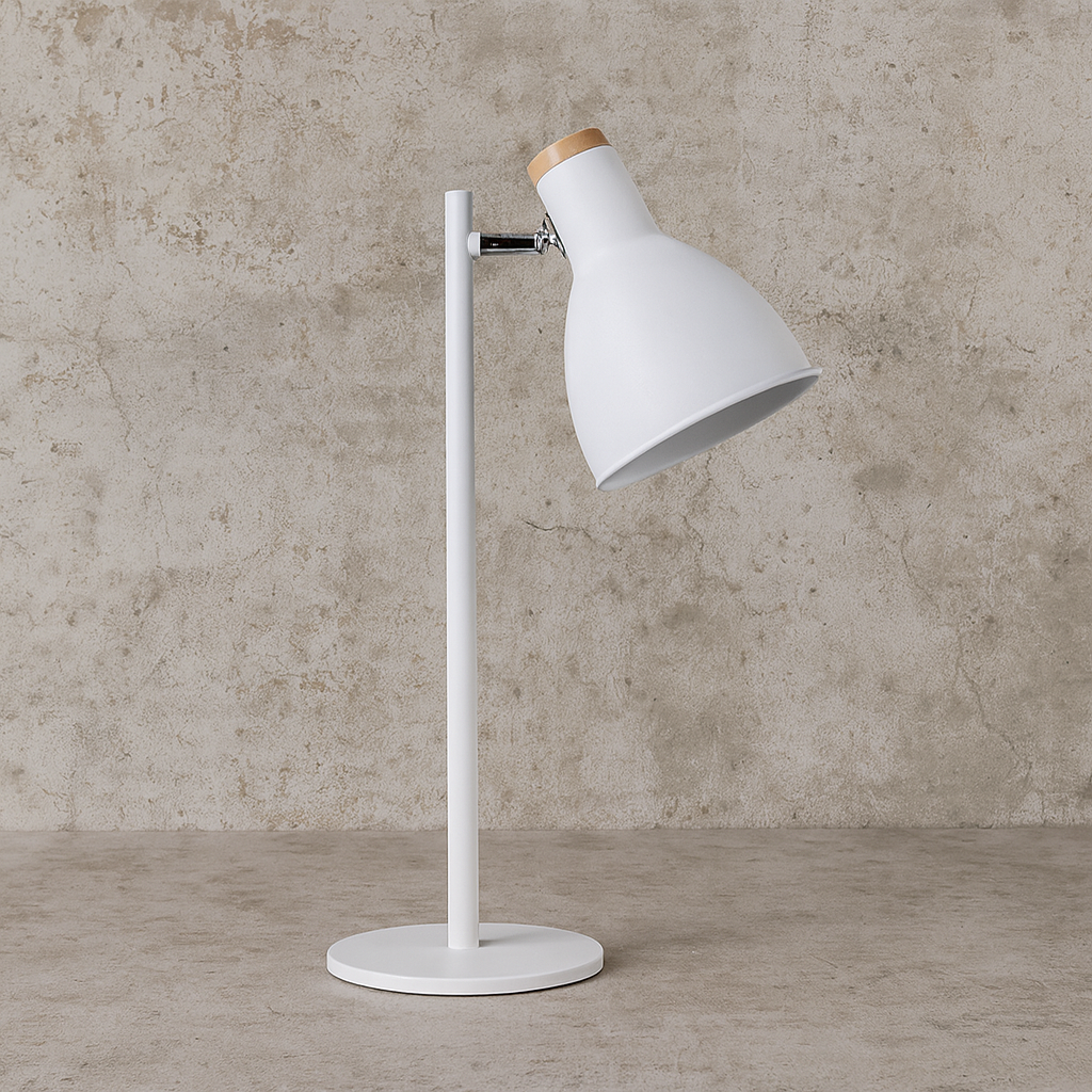 Artefacto decorativo de mesa ODIN en color blanco