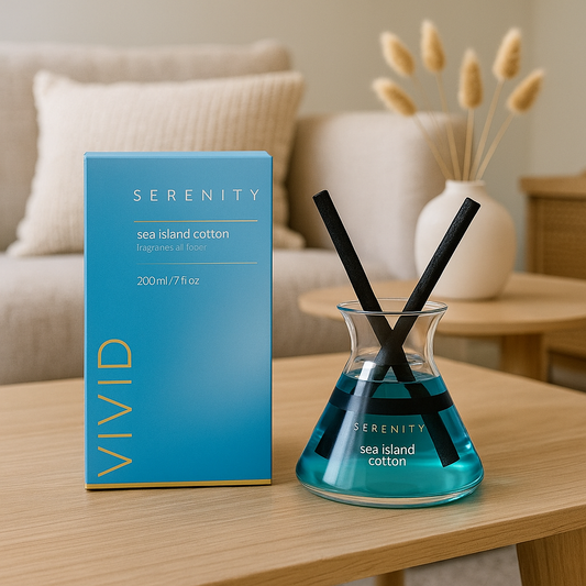 DIFUSOR DE AROMA 200ML BRISA MARINA Y ALGODÓN FRESCO