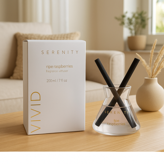 DIFUSOR DE AROMA 200ML FRAMBUESAS MADURAS Y VAINILLA
