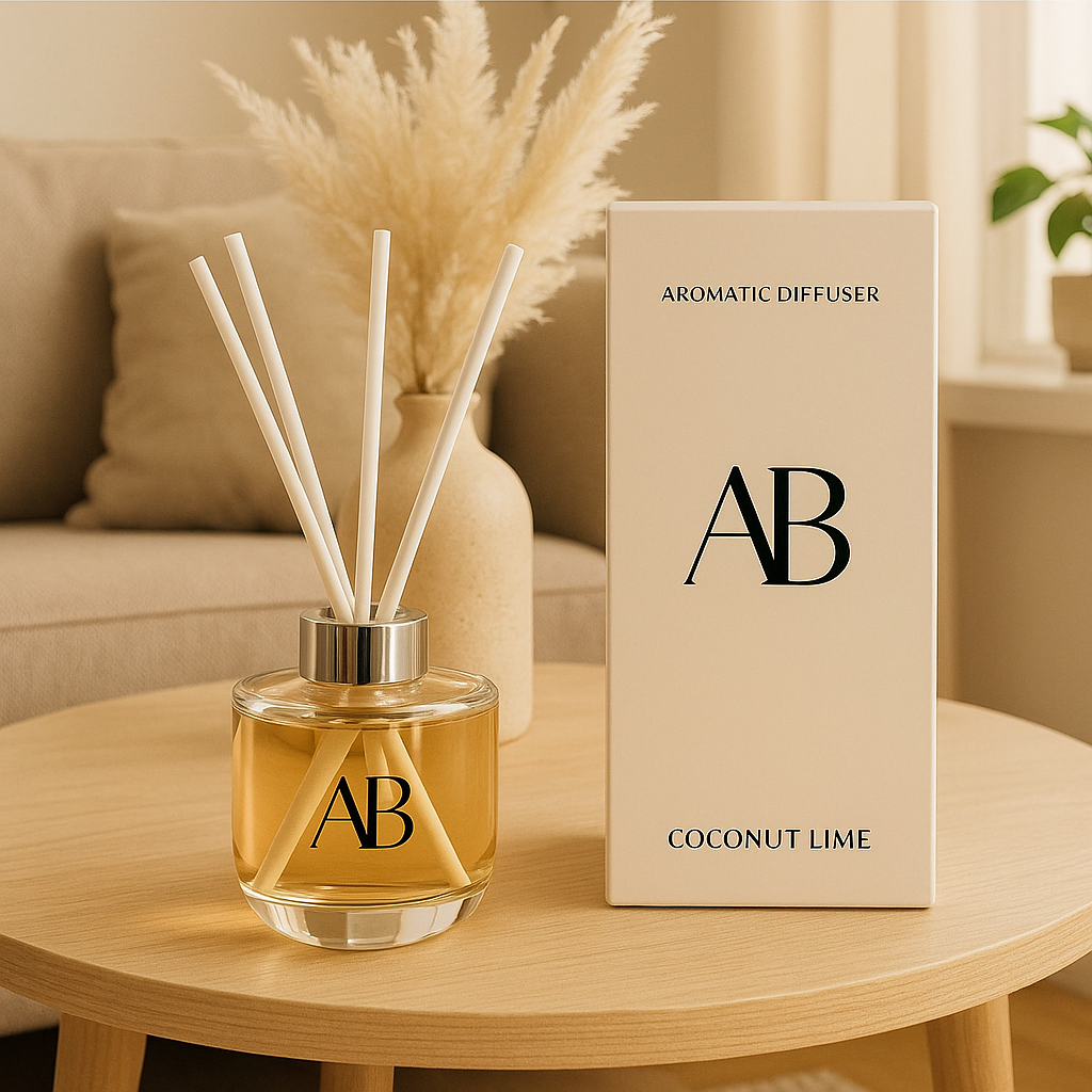 DIFUSOR DE AROMA 200ML COCONUT LIME BLANCO