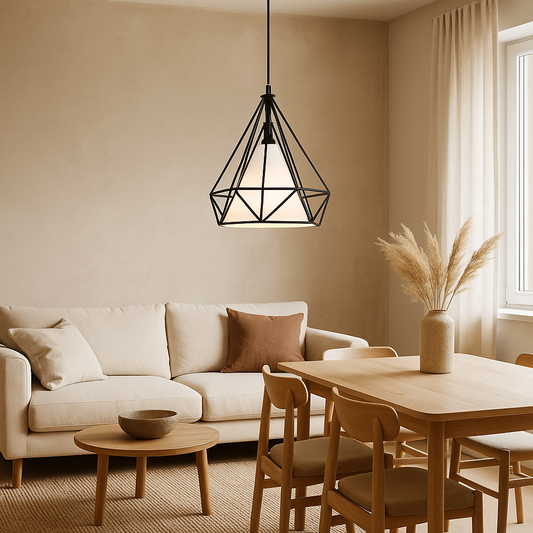 Artefacto Colgante Decorativo Euclides Small – Blanco