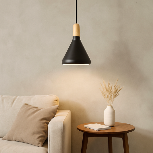 Artefacto Colgante Decorativo Titan 18 cm – Negro