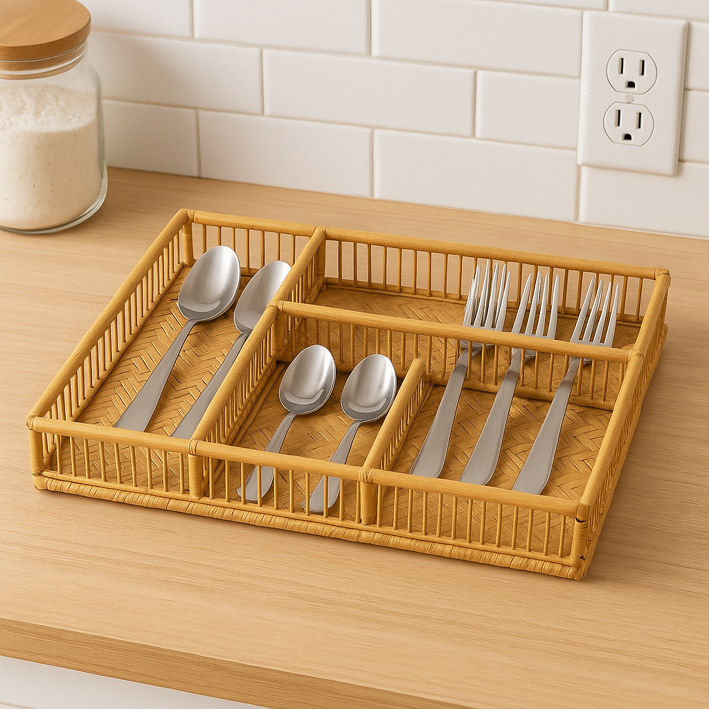 CUBIERTERA 36x26xH6CMS BAMBU