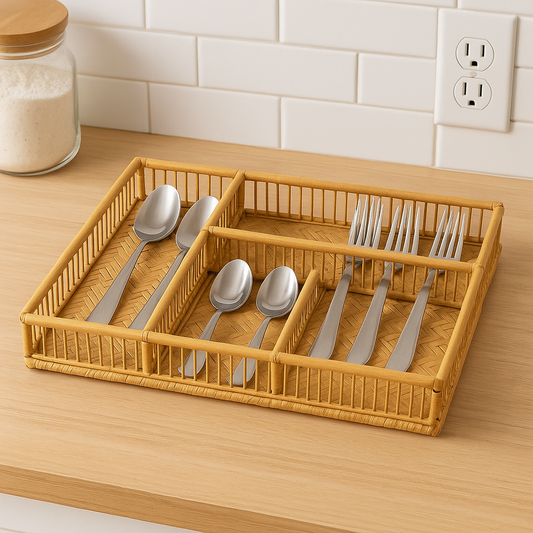 CUBIERTERA 36x26xH6CMS BAMBU