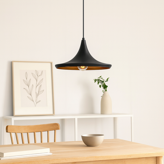 ARTEFACTO CAMPANA DECORATIVA GEISHA 3 NEGRA