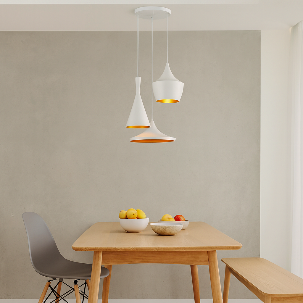 ARTEFACTO CAMPANAS DECORATIVAS GEISHA 4 BLANCA