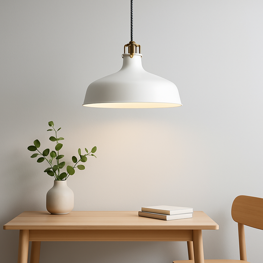 Artefacto Campana Decorativa Oxford G en color blanco