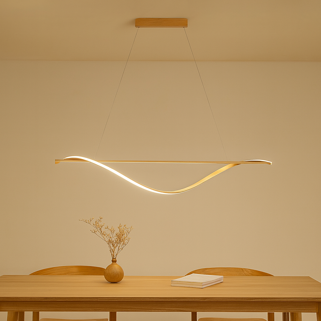 ARTEFACTO COLGANTE DECORATIVO BARBOZA - DORADO