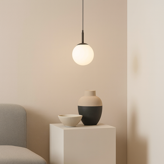 ARTEFACTO COLGANTE DECORATIVO VENANCIO 1 - NEGRO