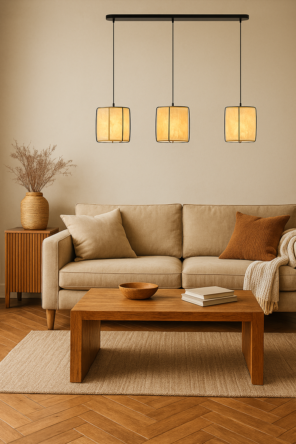 Artefacto colgante decorativo Kioto Triple