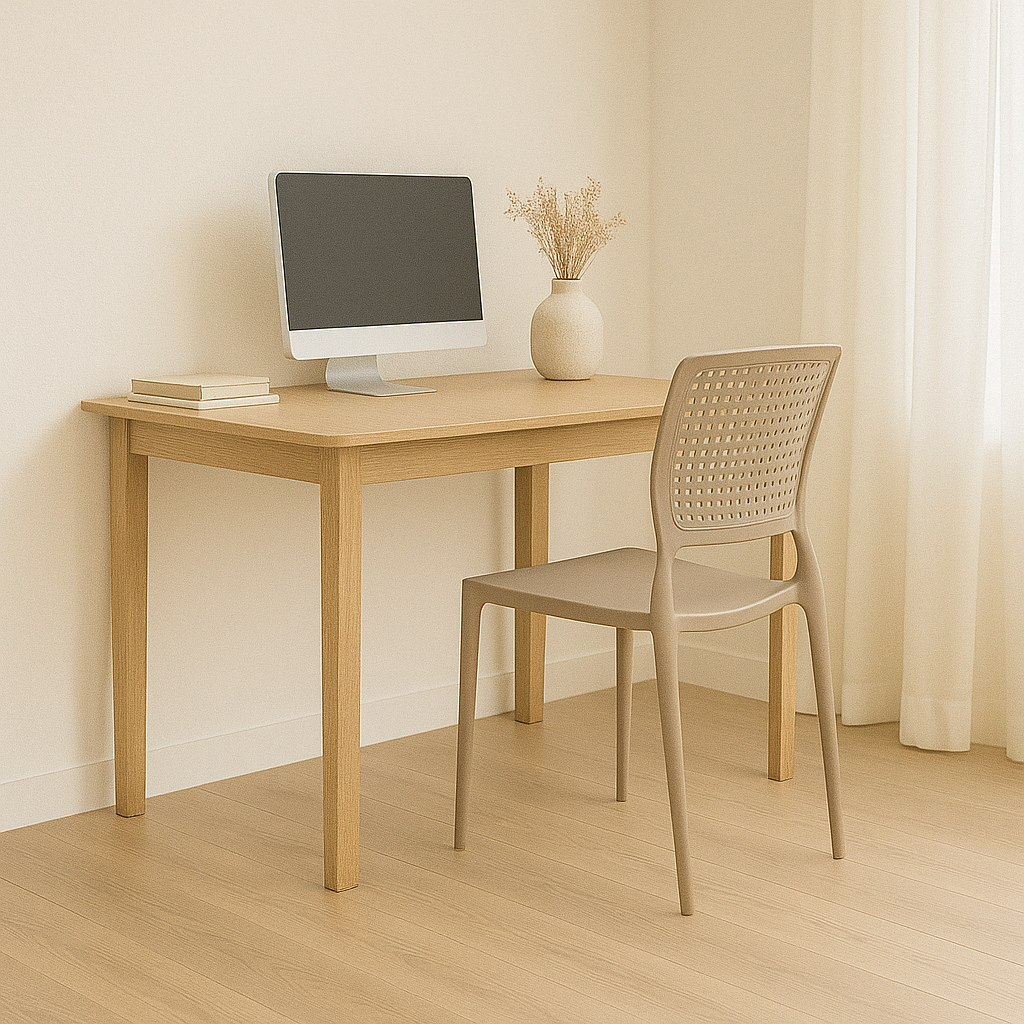 SILLA APILABLE GAMUZA "SAFIRA" REPALDO CALADO