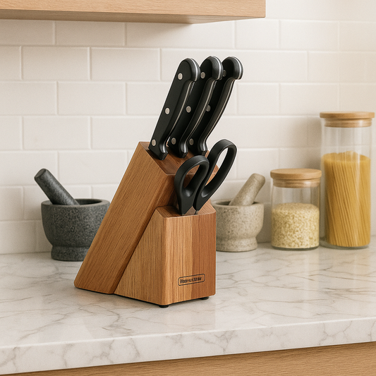 JUEGO CUCHILLOS Y TIJERA CON TACO "ULTRACORTE"