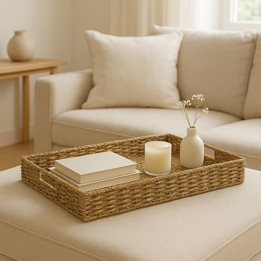 BANDEJA RECTANG. 45x31xH5.5 CMS FIBRA NATURAL