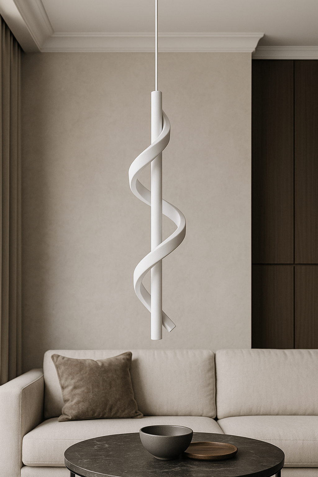 Colgante Decorativo Ribeiro – Blanco