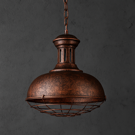 Colgante Decorativo London II – Acabado Óxido Ø40 cm