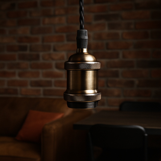 Colgante Decorativo Retro – Bronce