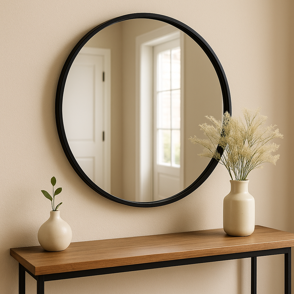 ESPEJO REDONDO CON PROFUNDIDAD D50x3CM