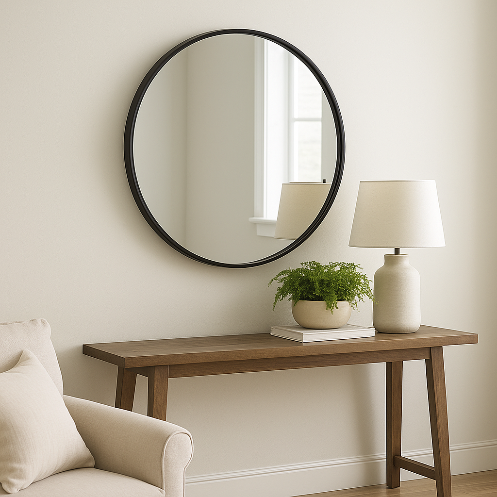 ESPEJO REDONDO CON PROFUNDIDAD D35x3CM