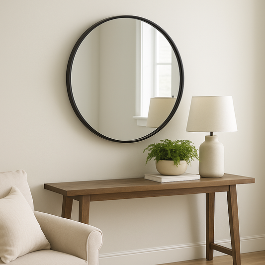 ESPEJO REDONDO CON PROFUNDIDAD D35x3CM