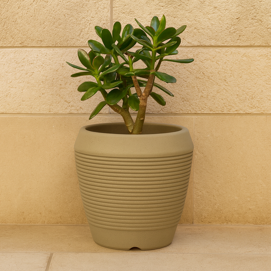 MACETA "EGIPCIO" Ø31 X 29CM. ARENA