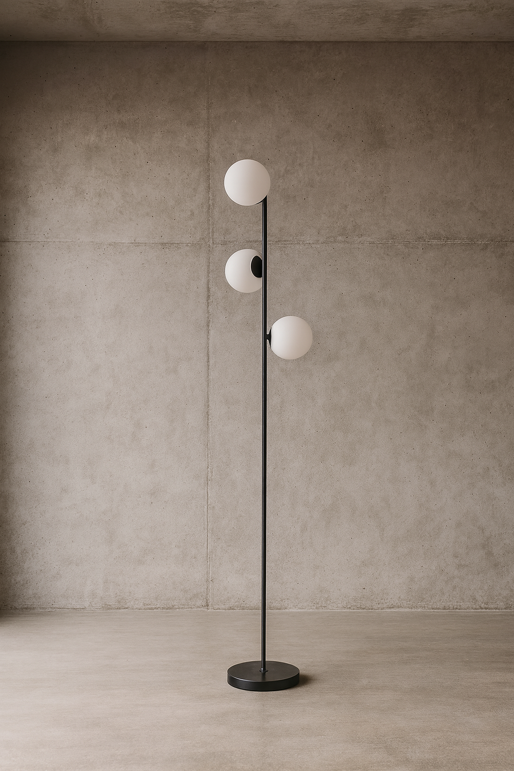 ARTEFACTO DECORATIVO DE PIE VOLOS - NEGRO