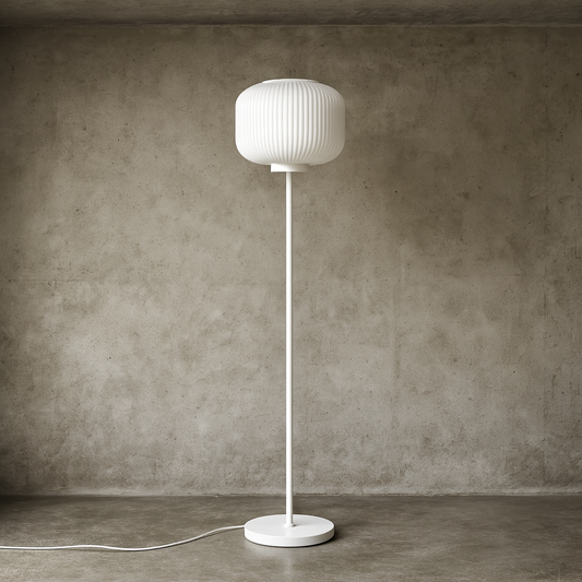 ARTEFACTO DECORATIVO DE PIE PIRCE - BLANCO