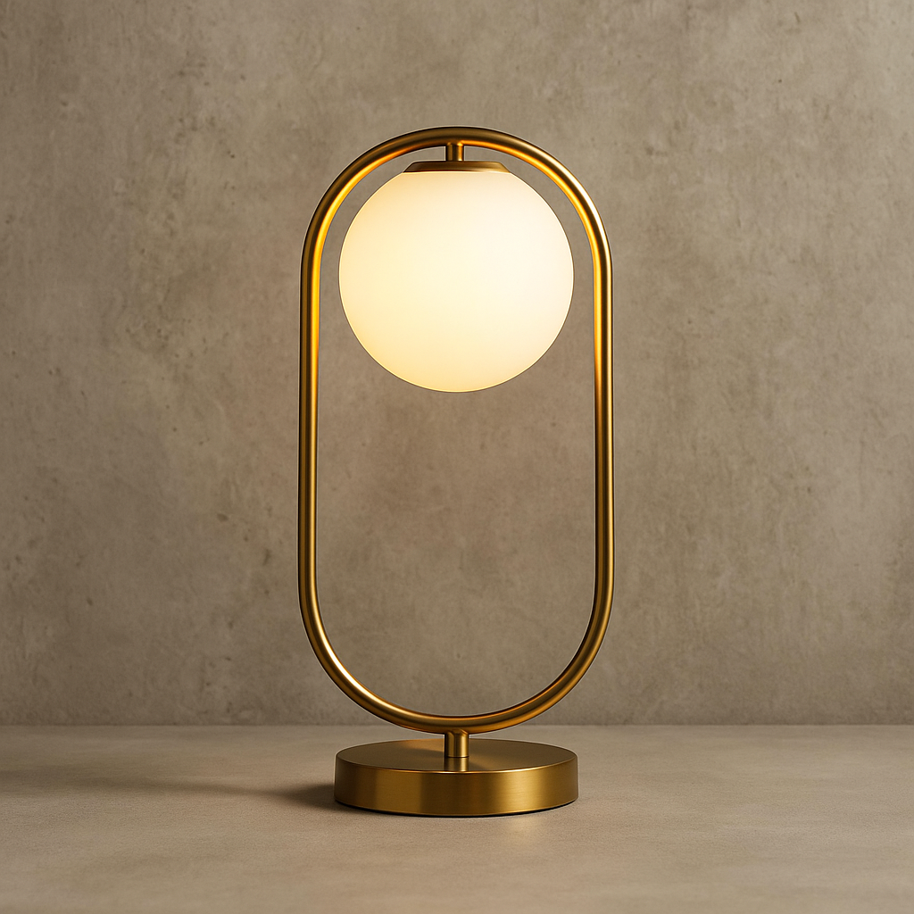 Lámpara de Mesa ROMINA – Dorado