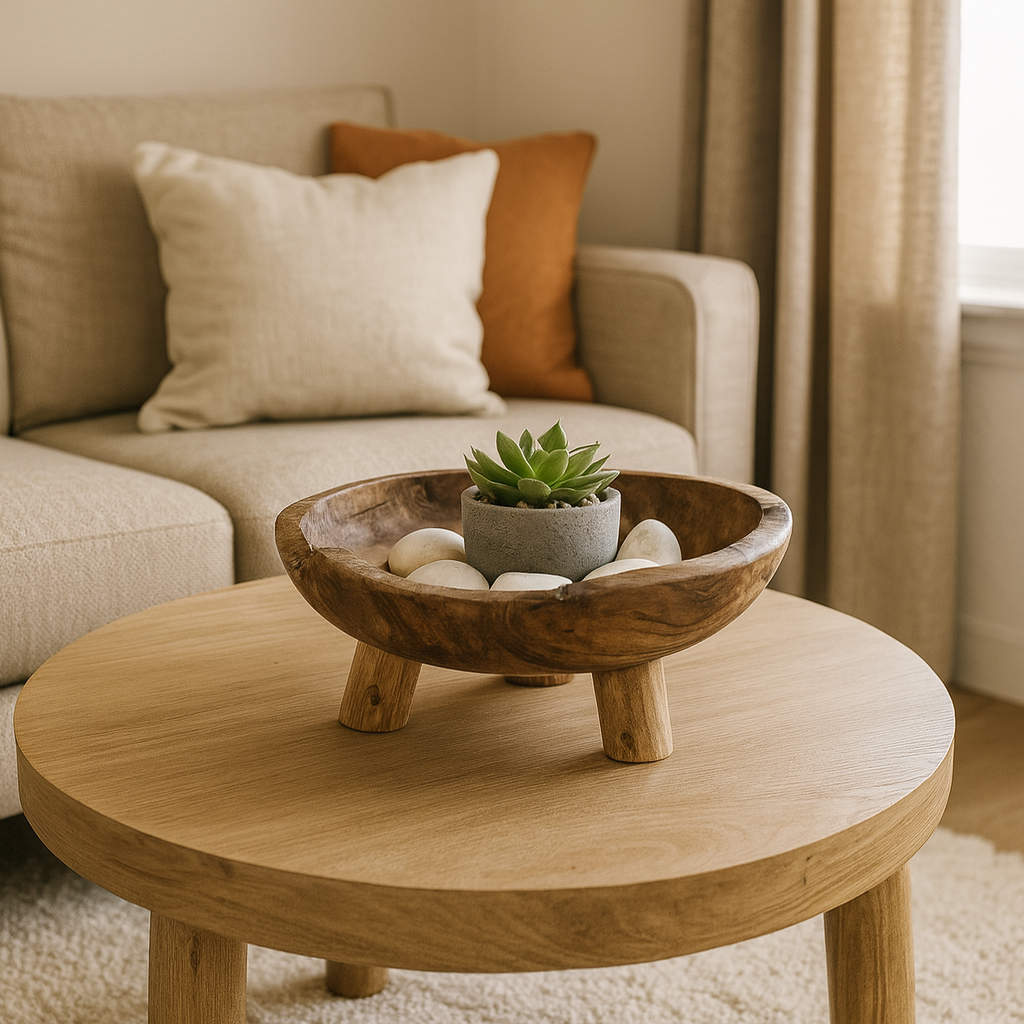 SET 2 BOWLS MADERA 30x30x15CM