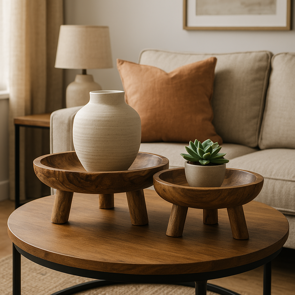 SET 2 BOWLS MADERA 30x30x15CM