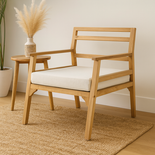SILLON MADERA TECA