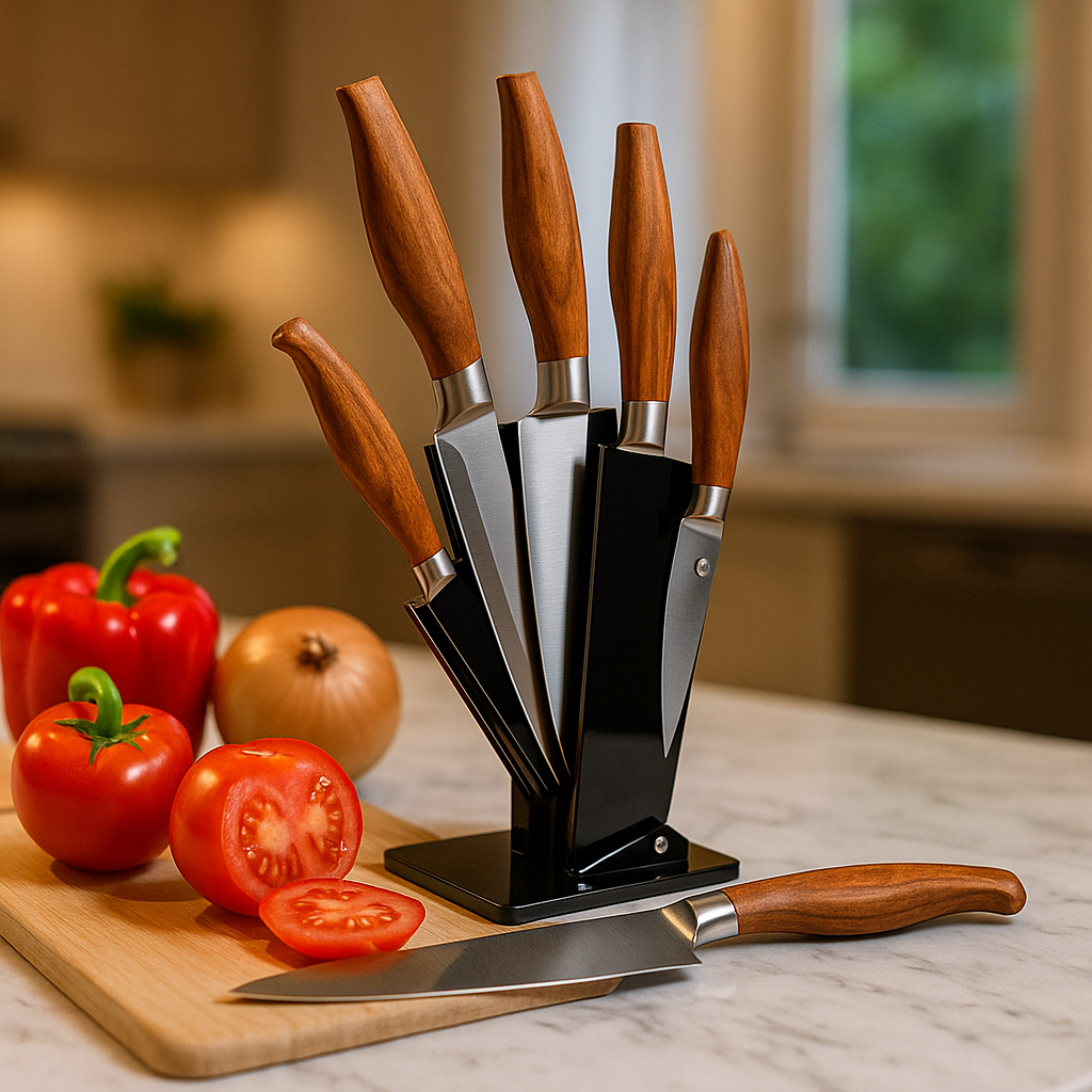 SET DE CUCHILLOS 7PZ PARA COCINA LH-2592