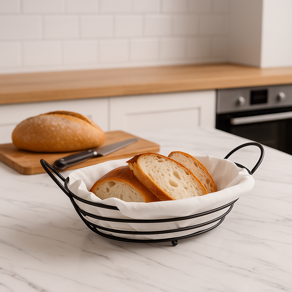 PANERA REDONDA 25CM X7CM METALICA LH-3675