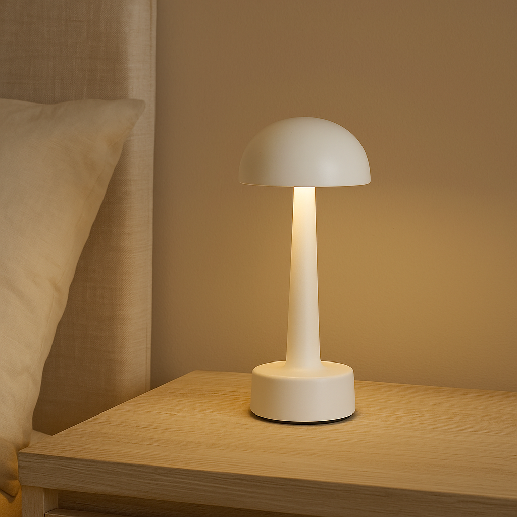 LAMPARA DE MESA SAMOA RECARGABLE - WHITE