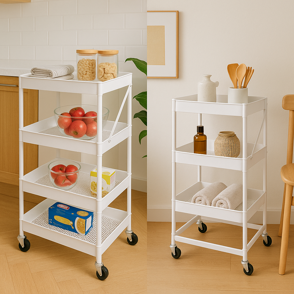 ORGANIZADOR 3 ESTANTES METALICO BLANCO LH-3708