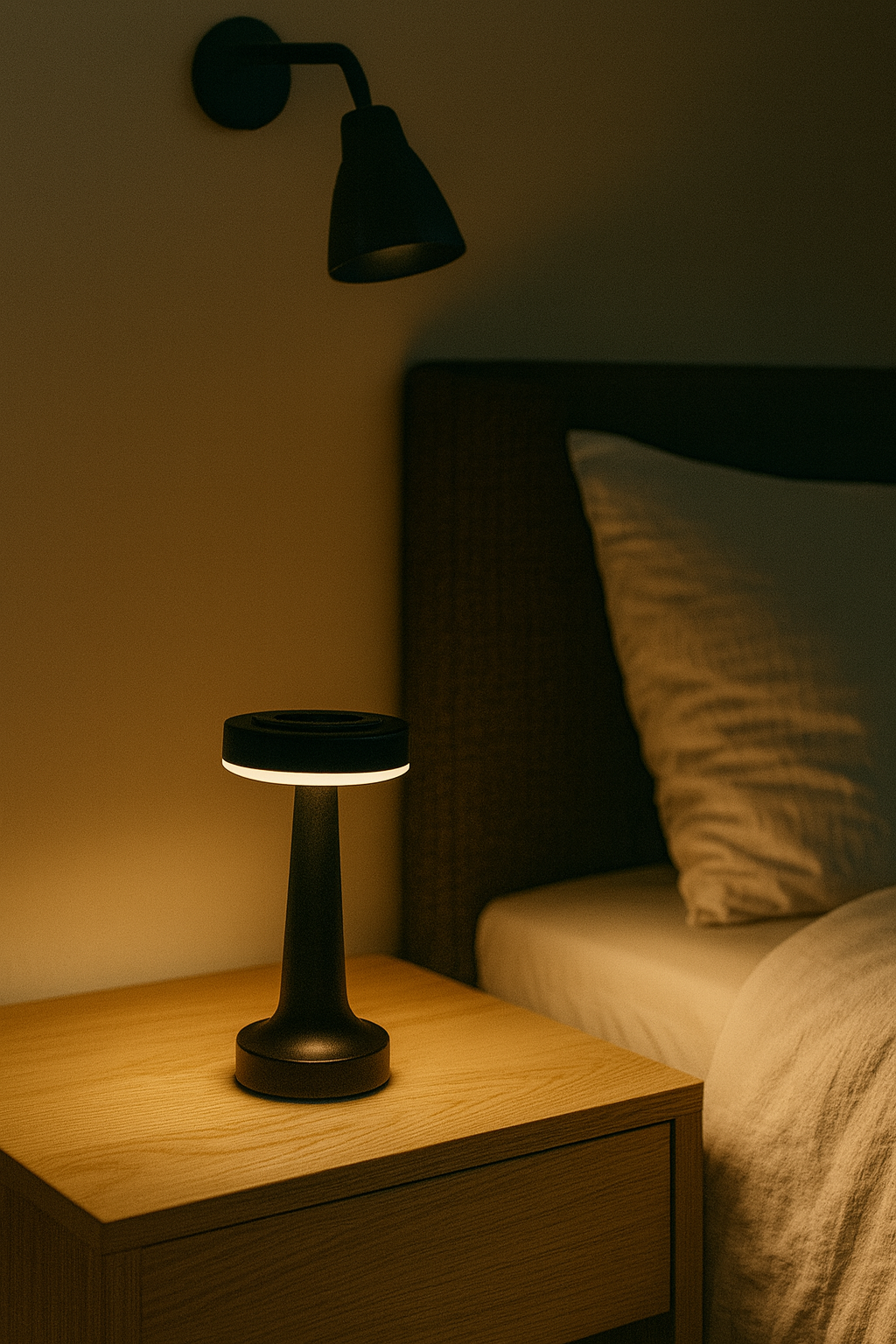 LAMPARA DE MESA LUCERNA RECARGABLE - BLACK