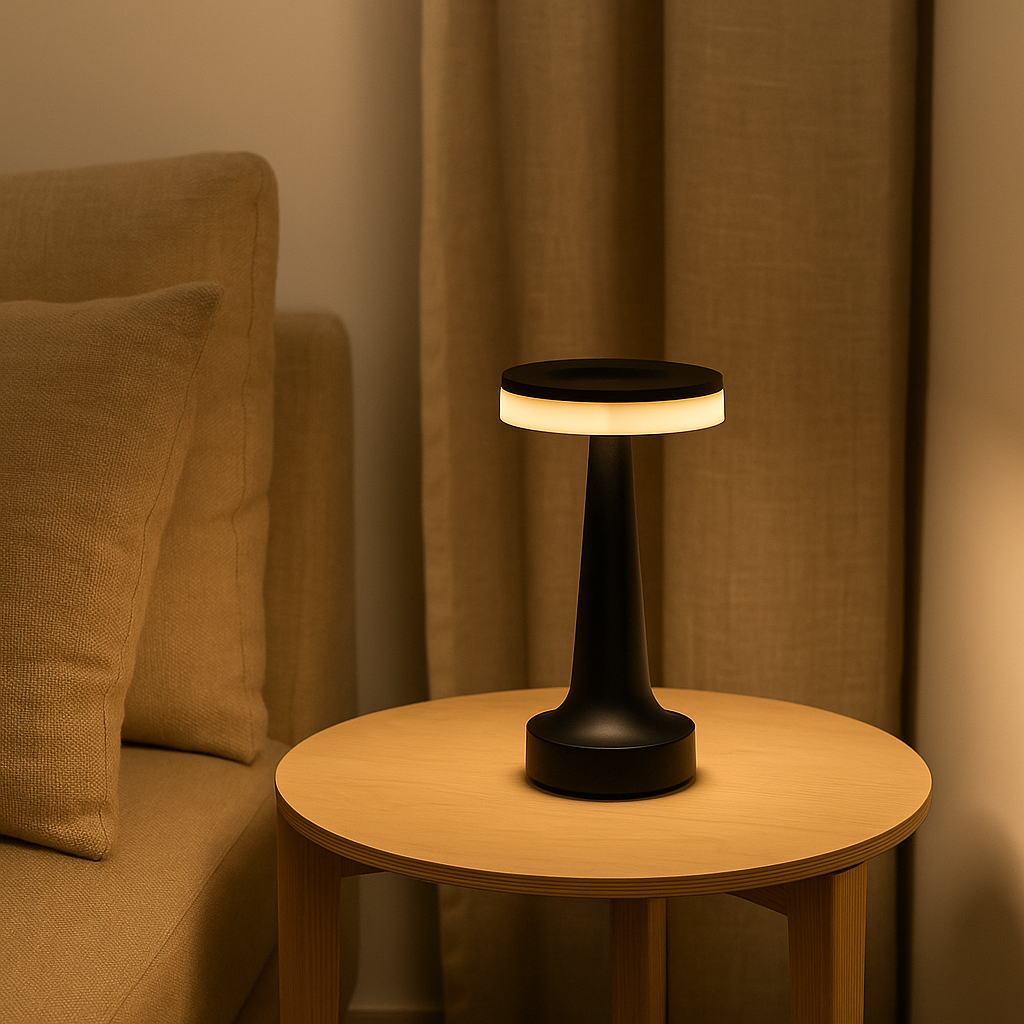 LAMPARA DE MESA LUCERNA RECARGABLE - BLACK