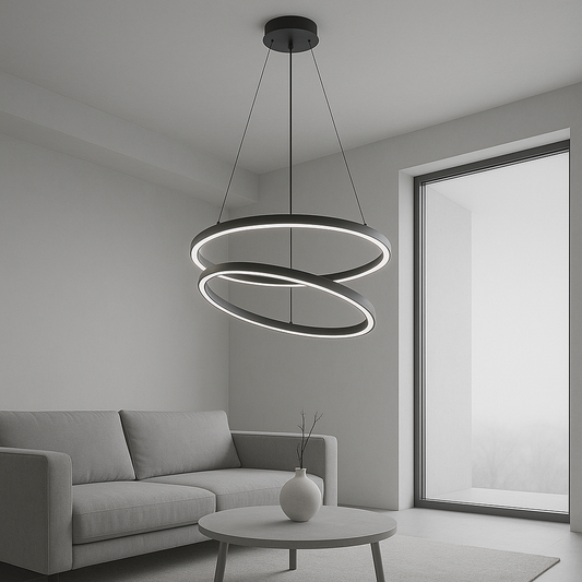 Colgante LED Negro