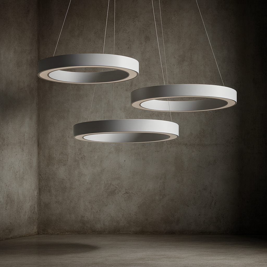 COLGANTE LED ZURICH I Ø40CM - BLANCO